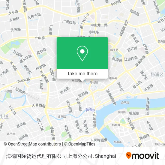 海德国际货运代理有限公司上海分公司 map