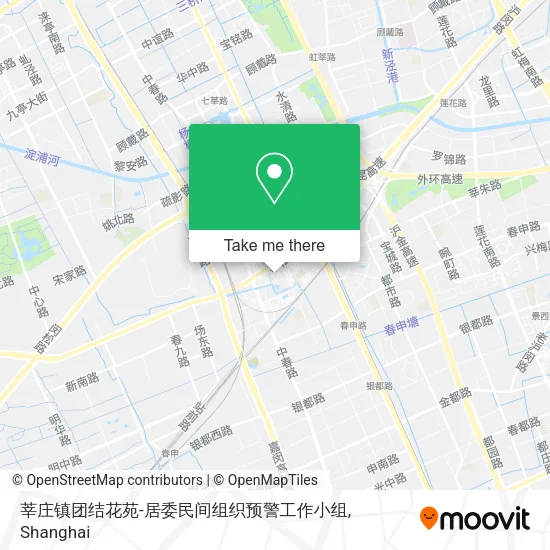 莘庄镇团结花苑-居委民间组织预警工作小组 map