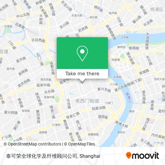 泰可荣全球化学及纤维顾问公司 map