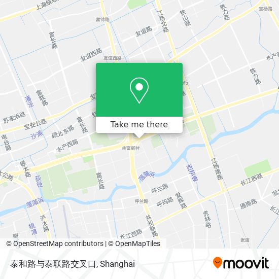 泰和路与泰联路交叉口 map