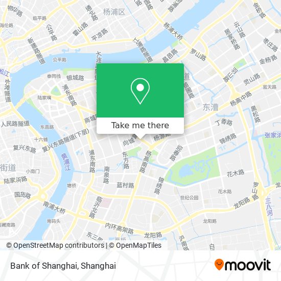 Bank of Shanghai map