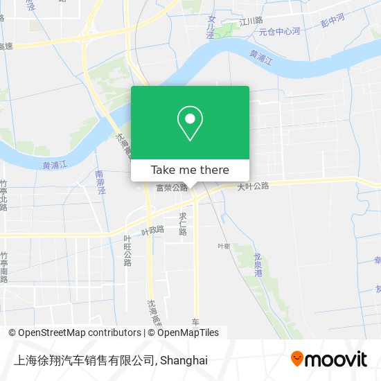 上海徐翔汽车销售有限公司 map