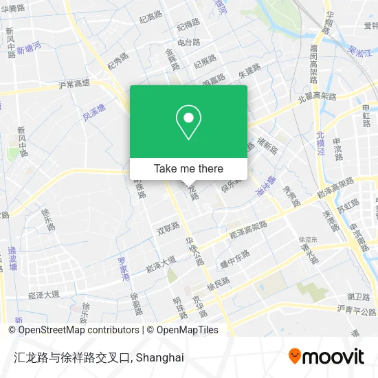 汇龙路与徐祥路交叉口 map