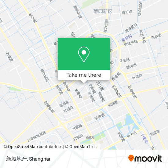新城地产 map