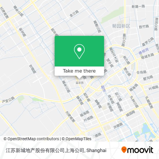 江苏新城地产股份有限公司上海公司 map