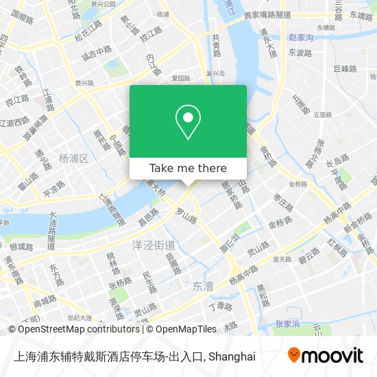 上海浦东辅特戴斯酒店停车场-出入口 map