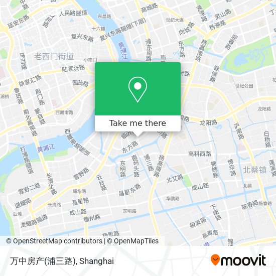 万中房产(浦三路) map