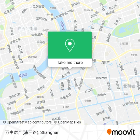 万中房产(浦三路) map