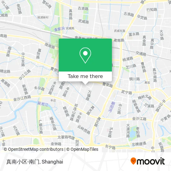 真南小区-南门 map