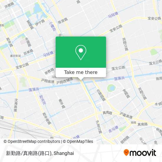 新勤路/真南路(路口) map