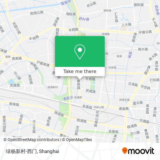 绿杨新村-西门 map