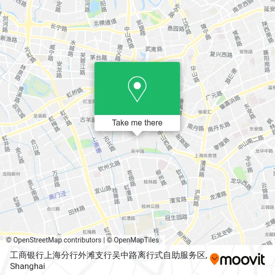 工商银行上海分行外滩支行吴中路离行式自助服务区 map