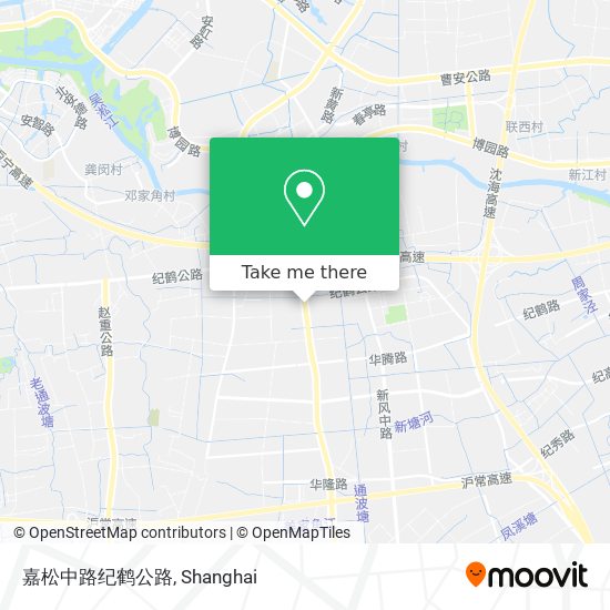 嘉松中路纪鹤公路 map