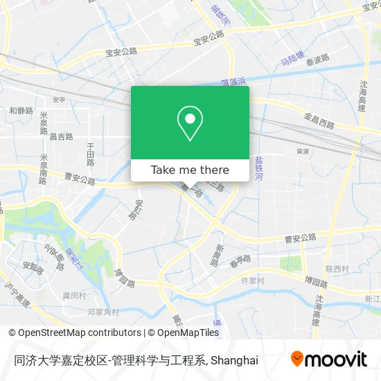 同济大学嘉定校区-管理科学与工程系 map