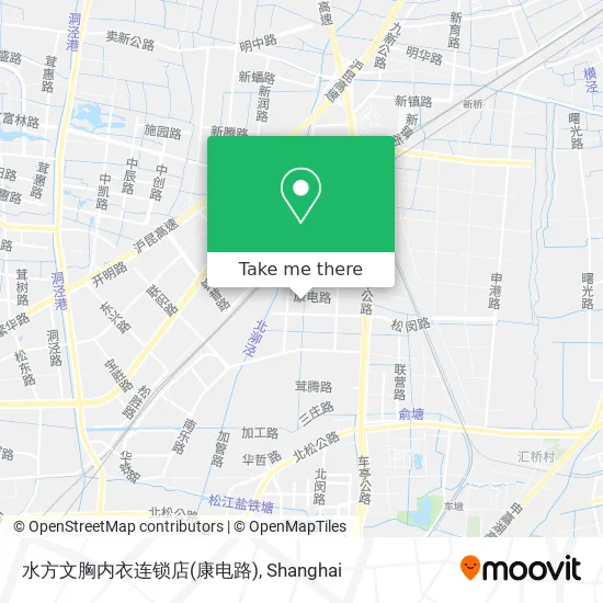 水方文胸内衣连锁店(康电路) map