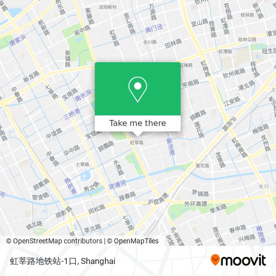 虹莘路地铁站-1口 map
