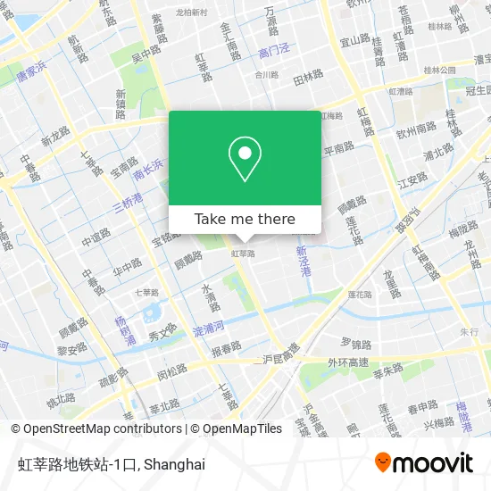 虹莘路地铁站-1口 map