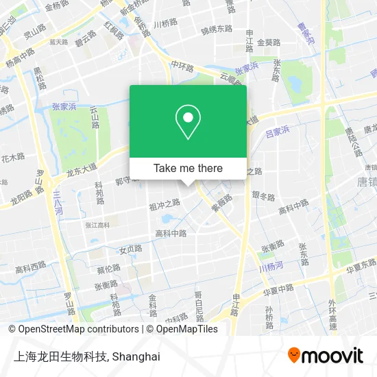 上海龙田生物科技 map