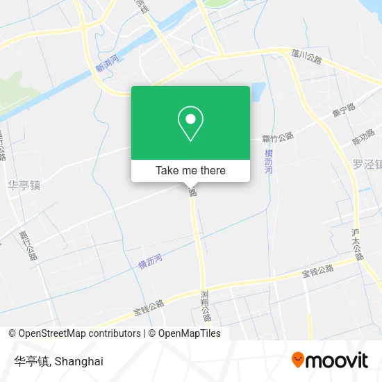 华亭镇 map