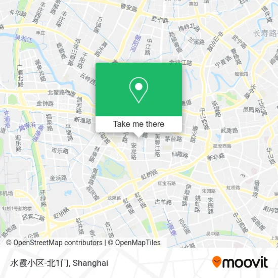 水霞小区-北1门 map