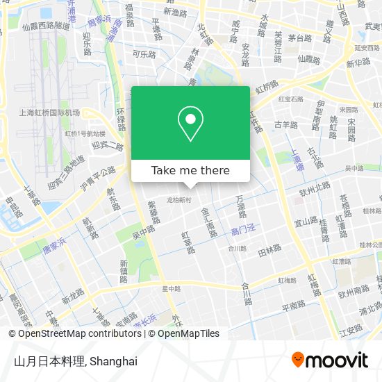 山月日本料理 map