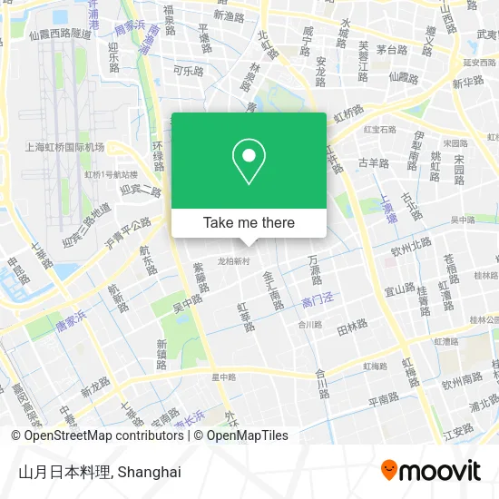 山月日本料理 map