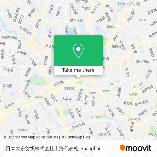 日本大东纺织株式会社上海代表处 map