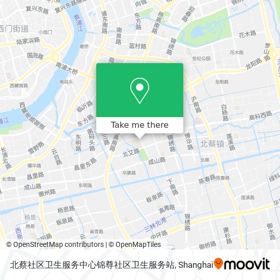 北蔡社区卫生服务中心锦尊社区卫生服务站 map