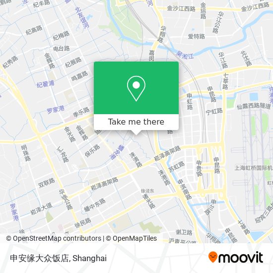 申安缘大众饭店 map