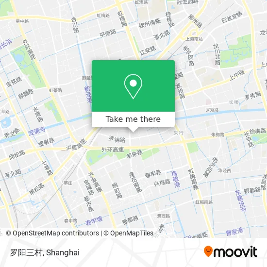 罗阳三村 map