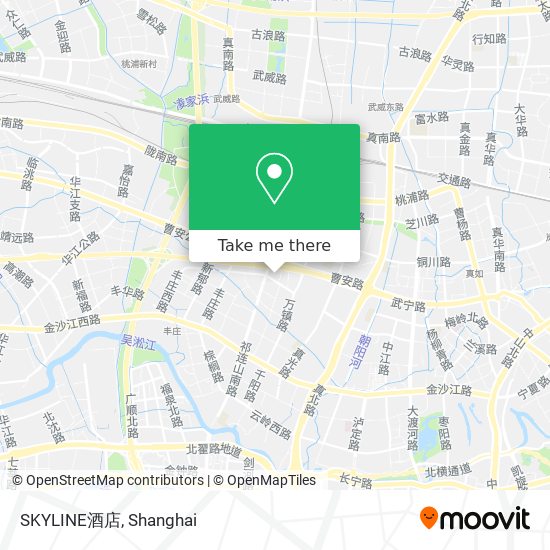 SKYLINE酒店 map