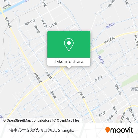 上海中茂世纪智选假日酒店 map