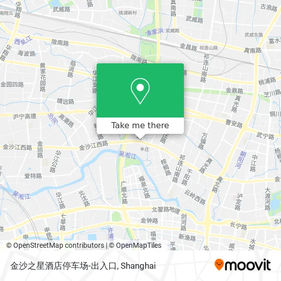 金沙之星酒店停车场-出入口 map