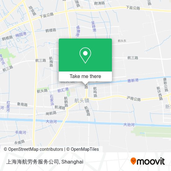 上海海航劳务服务公司 map
