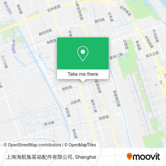 上海海航集装箱配件有限公司 map