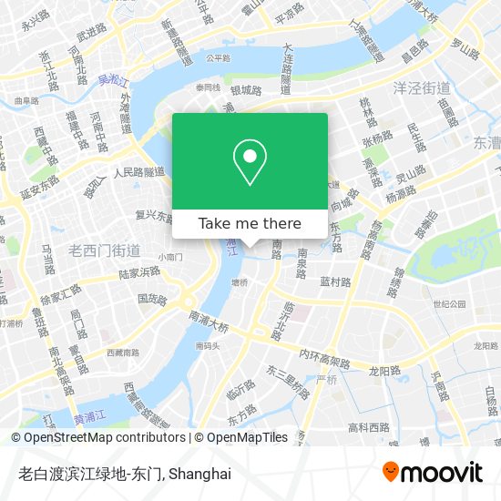 老白渡滨江绿地-东门 map