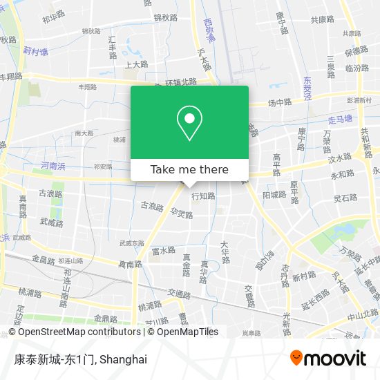 康泰新城-东1门 map