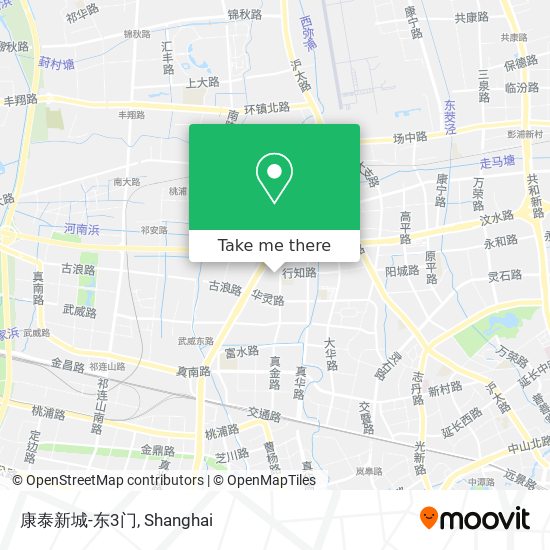 康泰新城-东3门 map
