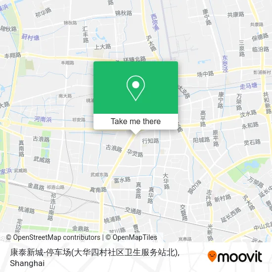 康泰新城-停车场(大华四村社区卫生服务站北) map