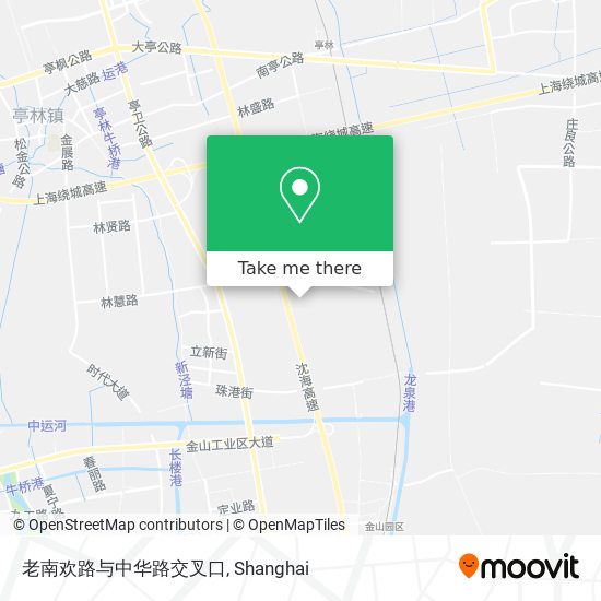 老南欢路与中华路交叉口 map