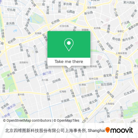 北京四维图新科技股份有限公司上海事务所 map