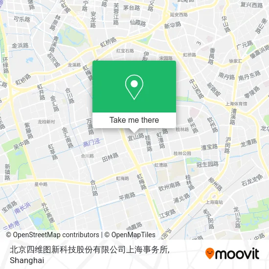 北京四维图新科技股份有限公司上海事务所 map