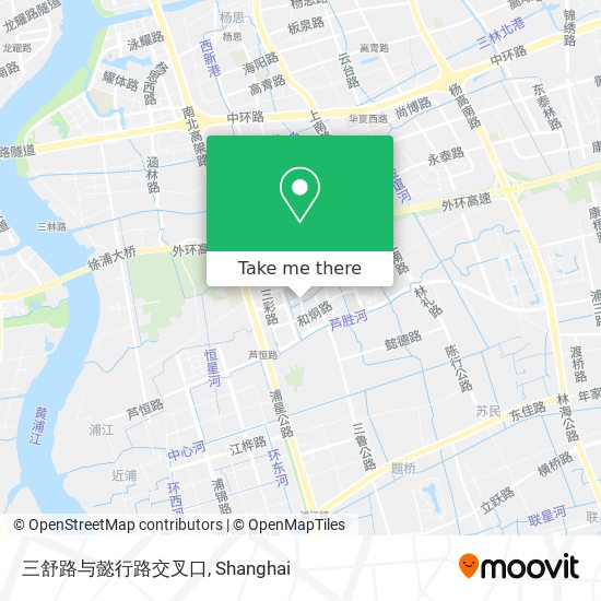 三舒路与懿行路交叉口 map