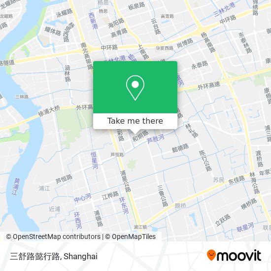 三舒路懿行路 map