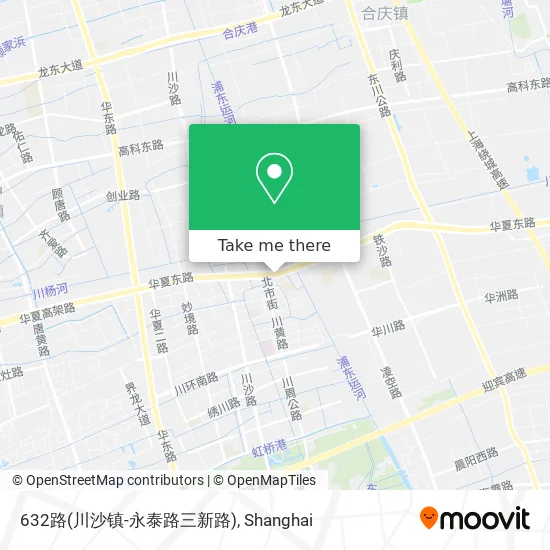 632路(川沙镇-永泰路三新路) map