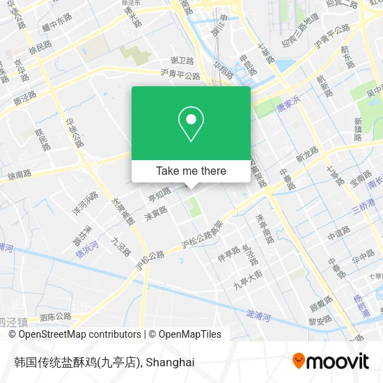 韩国传统盐酥鸡(九亭店) map