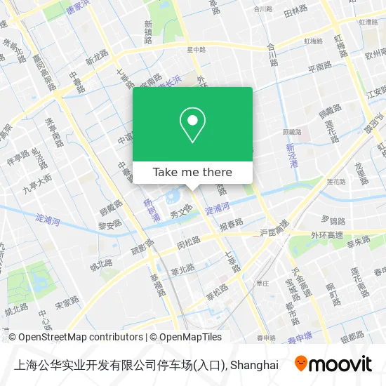 上海公华实业开发有限公司停车场(入口) map