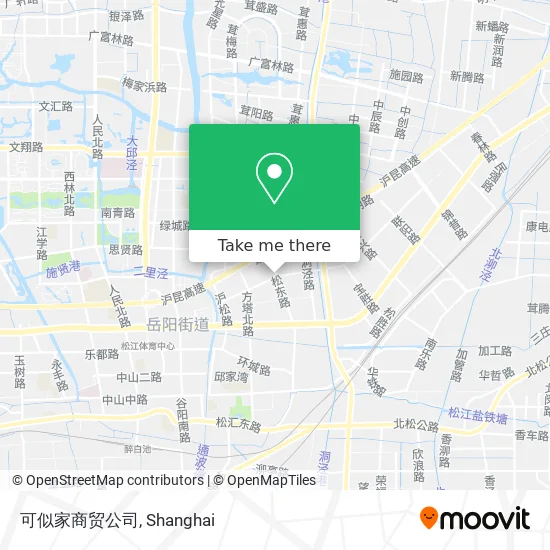 可似家商贸公司 map