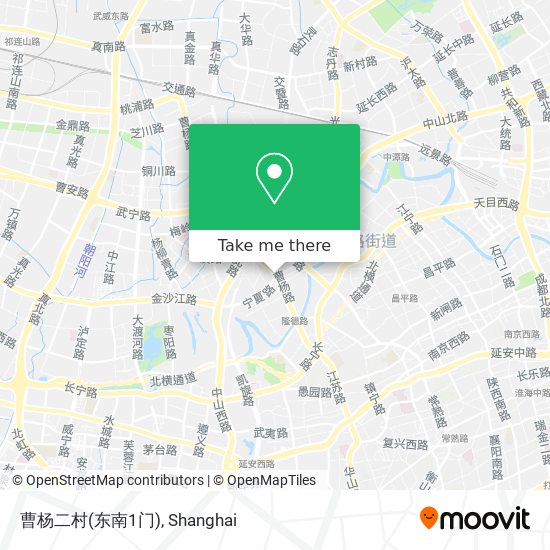 曹杨二村(东南1门) map