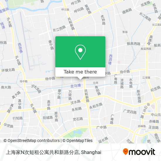 上海家N次短租公寓共和新路分店 map